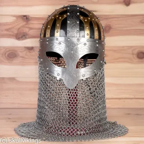 Viking Spectacle Helmet with aventail