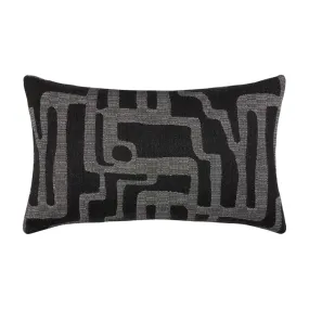 12" x 20" Elaine Smith Pillow  Noble Charcoal