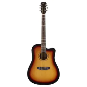 Austin Acoustic-Electric Dreadnought Guitar, Gloss Sunburst