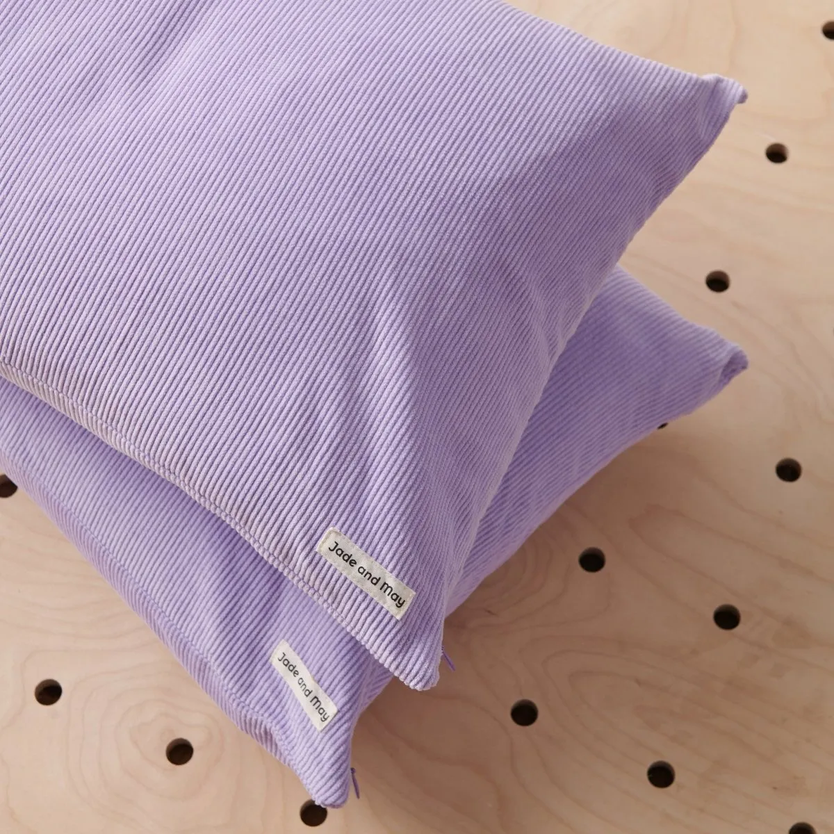 Colourful Cushion - Purple Cord