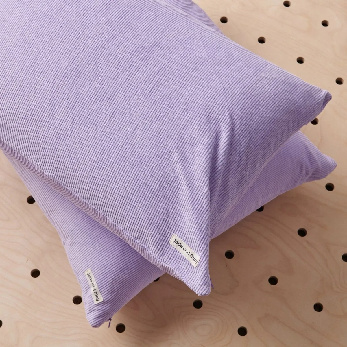 Colourful Cushion - Purple Cord