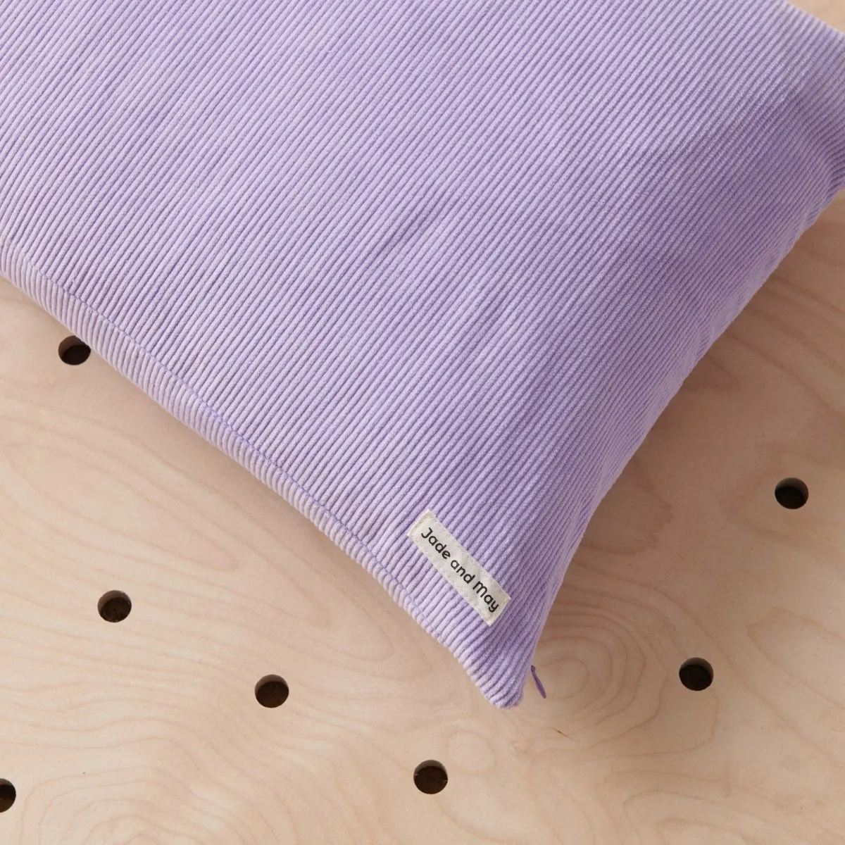 Colourful Cushion - Purple Cord