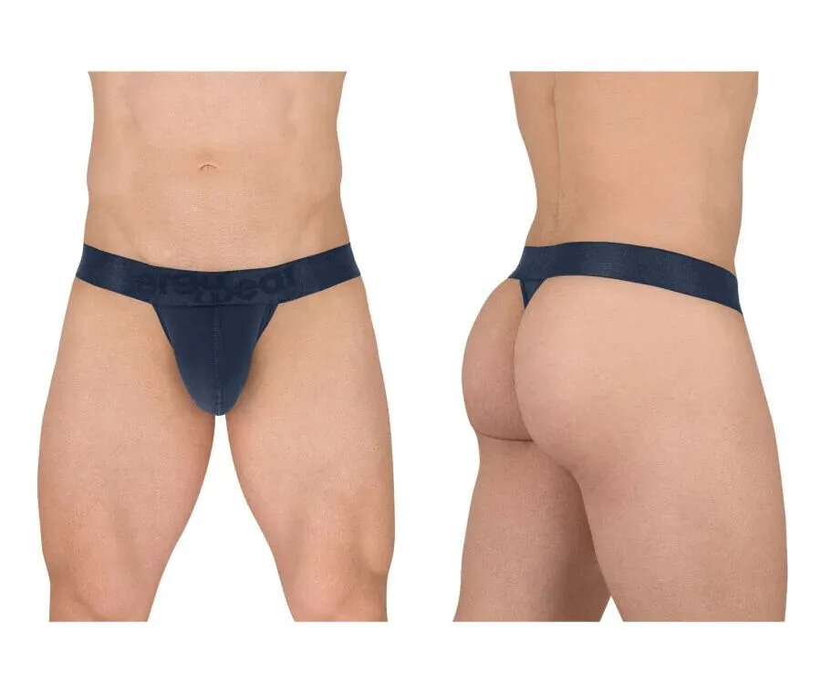 ErgoWear G-String MAX XX Stretchy Elastic Thongs in Dark Blue 1633