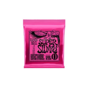 Ernie Ball 2223 Super Slinky Nickel Wound Electric Guitar Strings - .009-.042