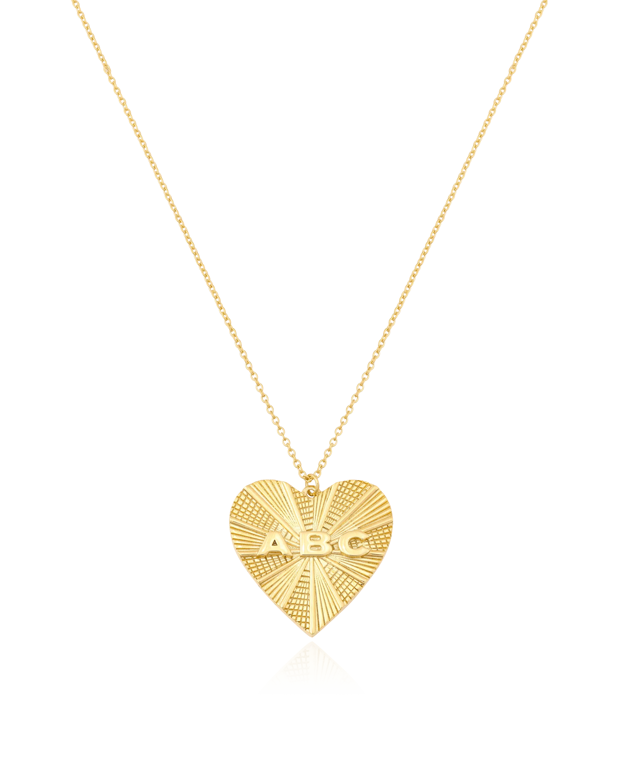 Heart Medallion - 18K Gold Vermeil