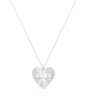 Heart Medallion - 925 Sterling Silver