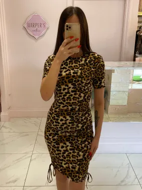 Krissy Leopard Print Dress