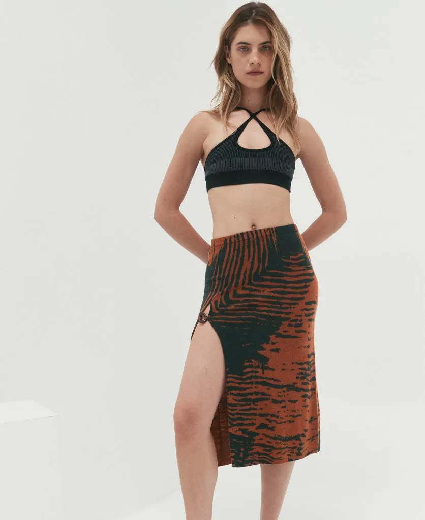 MIRAGE MIDI SKIRT