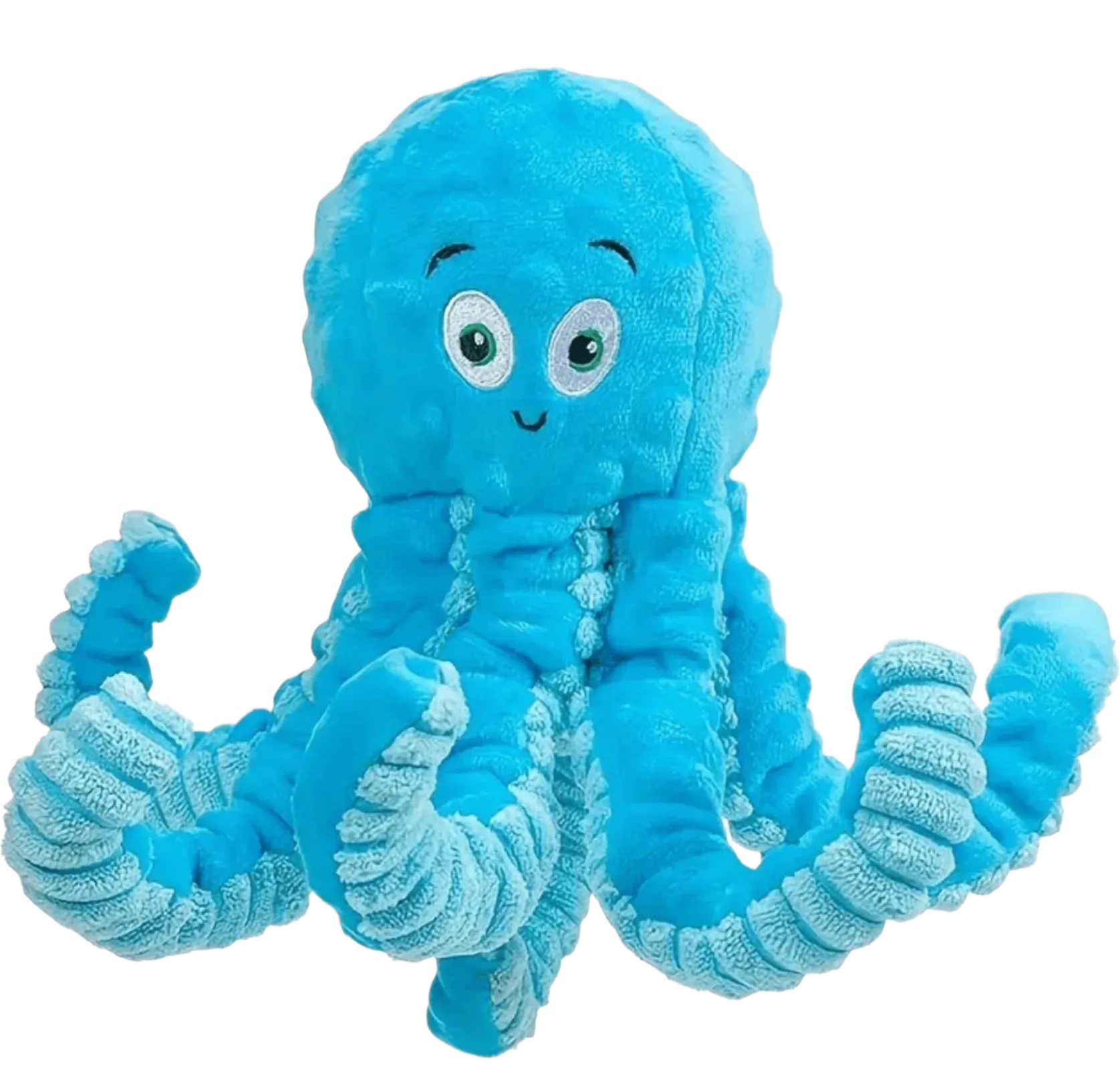 Oceanic Explorer Octopus Plush Chew Toy with Squeaker for Interactive Pet Play and Dental Health