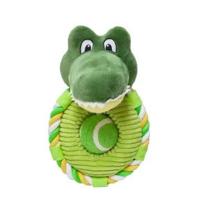 Petique Calvin the Crocodile Dog Toy