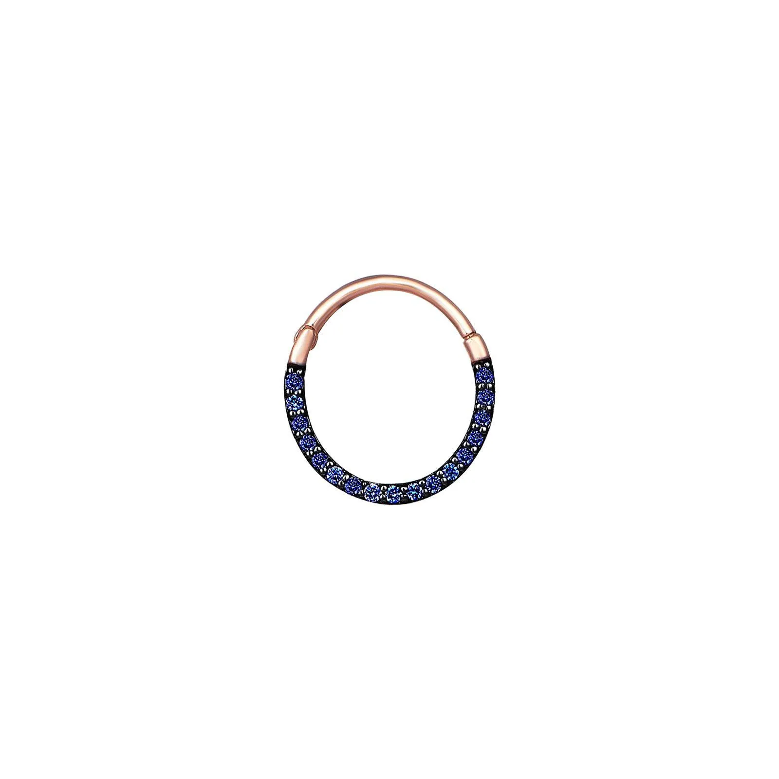 Sapphire Hoop Peircing