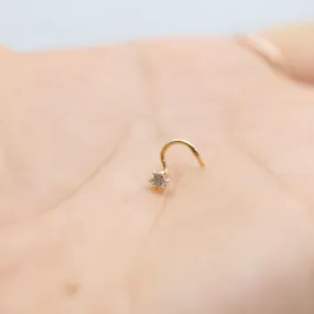 Stardust Nose screw (medium) - 14K/ 18K Gold