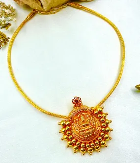 The Avahati Silver Lakshmi Necklace