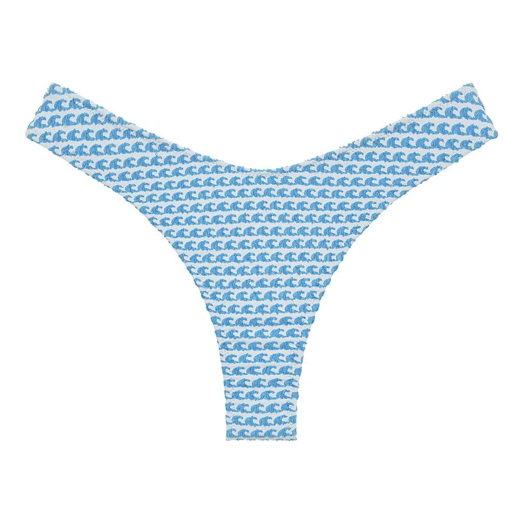 Wave Repeat Lulu (Zig-Zag Stitch) Bikini Bottom